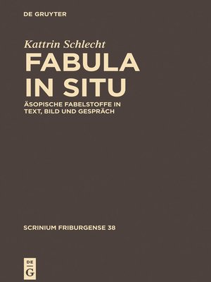 cover image of Fabula in situ